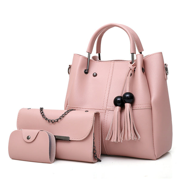 Tassel Charm Crossbody Trio